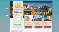 Desktop Screenshot of albany.extendedstayhotelnetwork.com