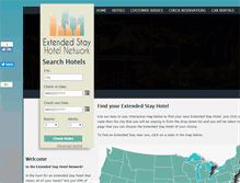 Tablet Screenshot of extendedstayhotelnetwork.com